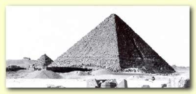 The Pyramid of Menkaure on the Giza Plateau