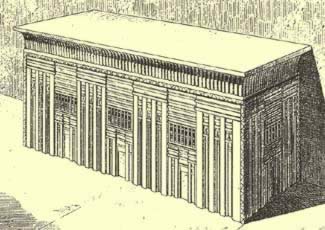 Artists impression of the sarcophagus