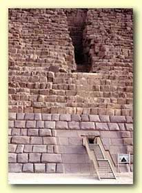 Todaqy's entrance into the Pyramid of Menkaure